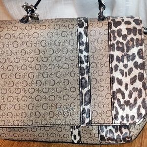 Guess Cheetah Crossbody Purse